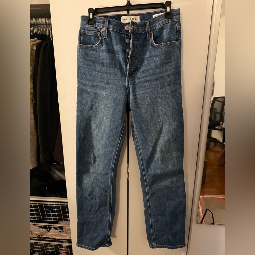 Denim Forum Arlo High Rise Straight size 26